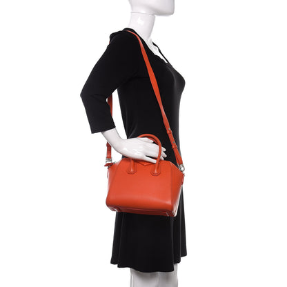 Givenchy Sugar Goatskin Mini Antigona Burnt Orange 2 of 10