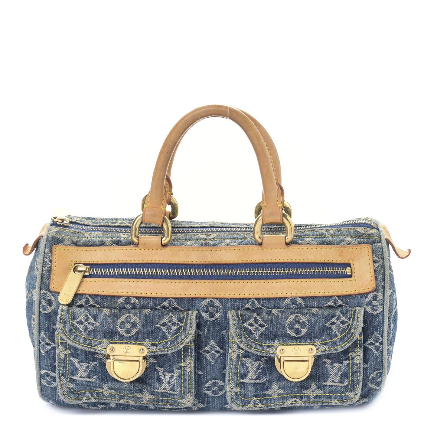 Monogram Denim Neo Speedy Blue