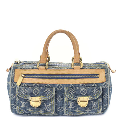 Louis Vuitton Monogram Denim Neo Speedy Blue 1 of 8