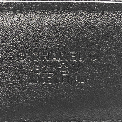 Chanel Calfskin Quilted CC Chain Belt 80 32 Black 6 of 9