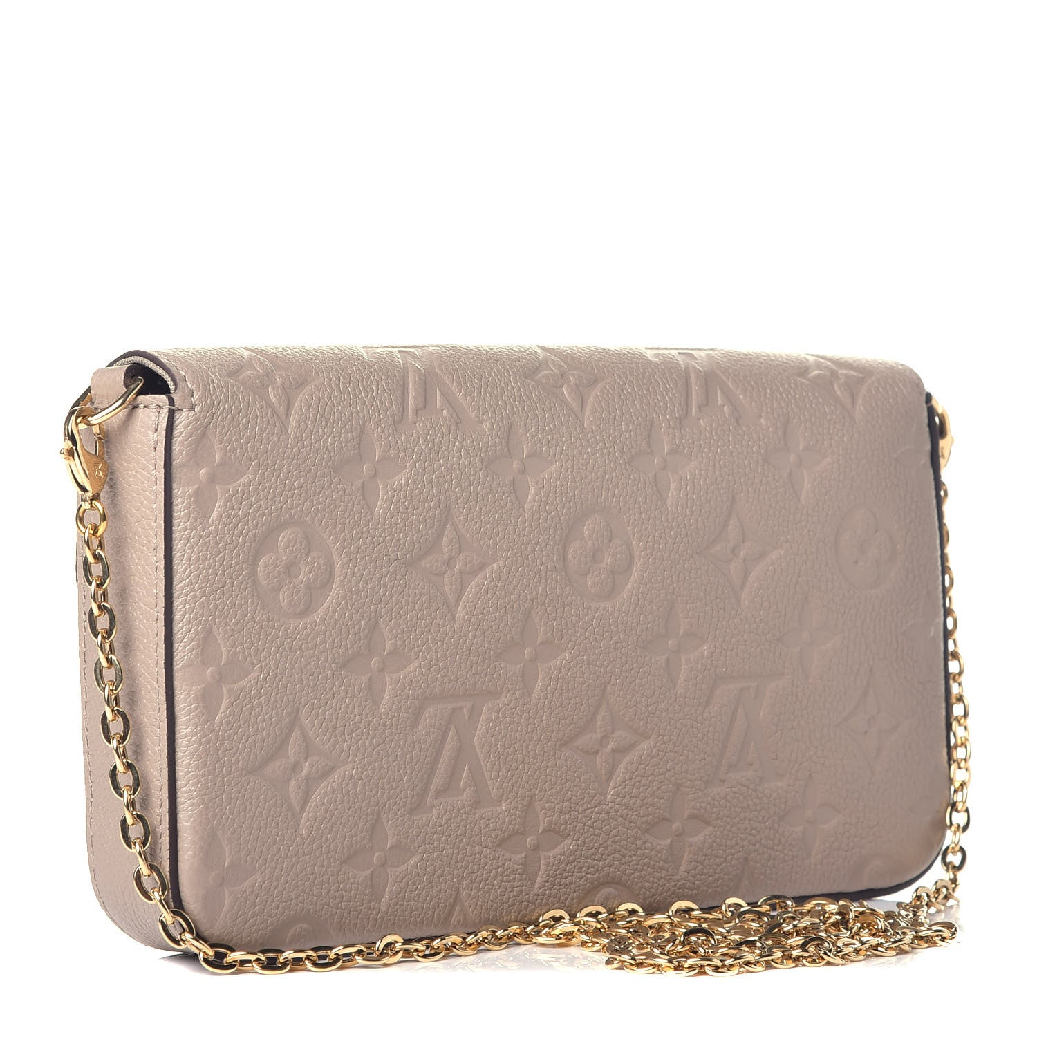 Louis Vuitton Empreinte Pochette Felicie Chain Wallet Tourterelle 4 of 10