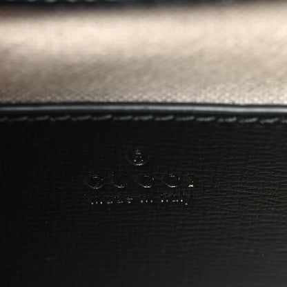Gucci Azalea Calfskin Web Mini Horsebit 1955 Shoulder Bag Black 6 of 8
