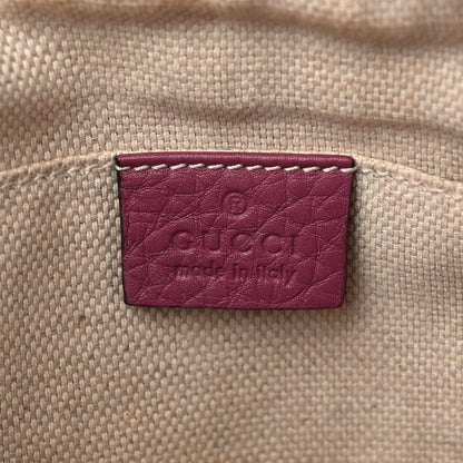 Gucci Pebbled Calfskin Small Soho Disco Bag Peonia Flower 6 of 14
