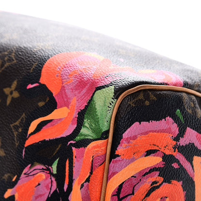 Louis Vuitton Monogram Roses Speedy 30 11 of 20