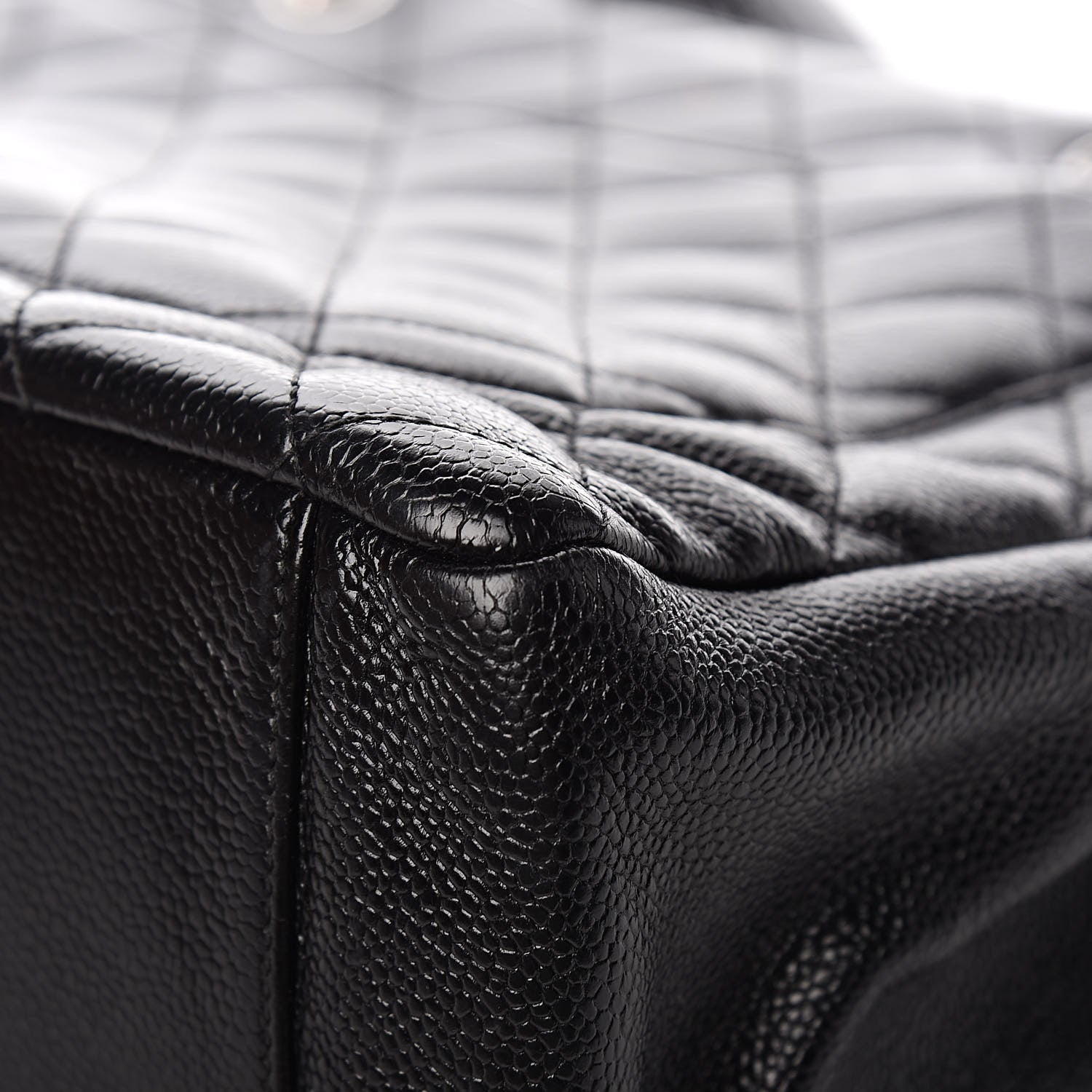 Chanel Caviar Quilted Grand Shopping Tote GST Black 12 of 17