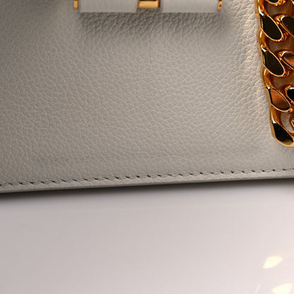 Tom Ford Grained Calfskin Tara Chain Shoulder Bag White 17 of 17