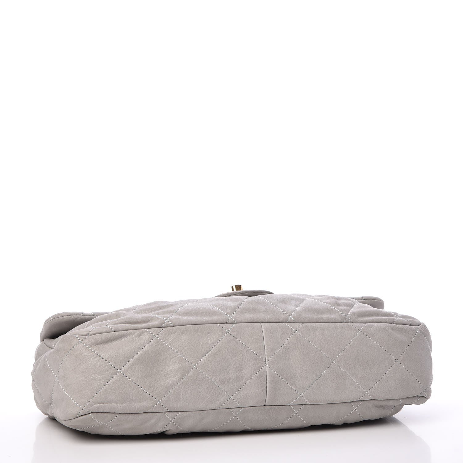 Chanel Iridescent Calfskin Large Chic Quilt Flap Grey 5 of 12