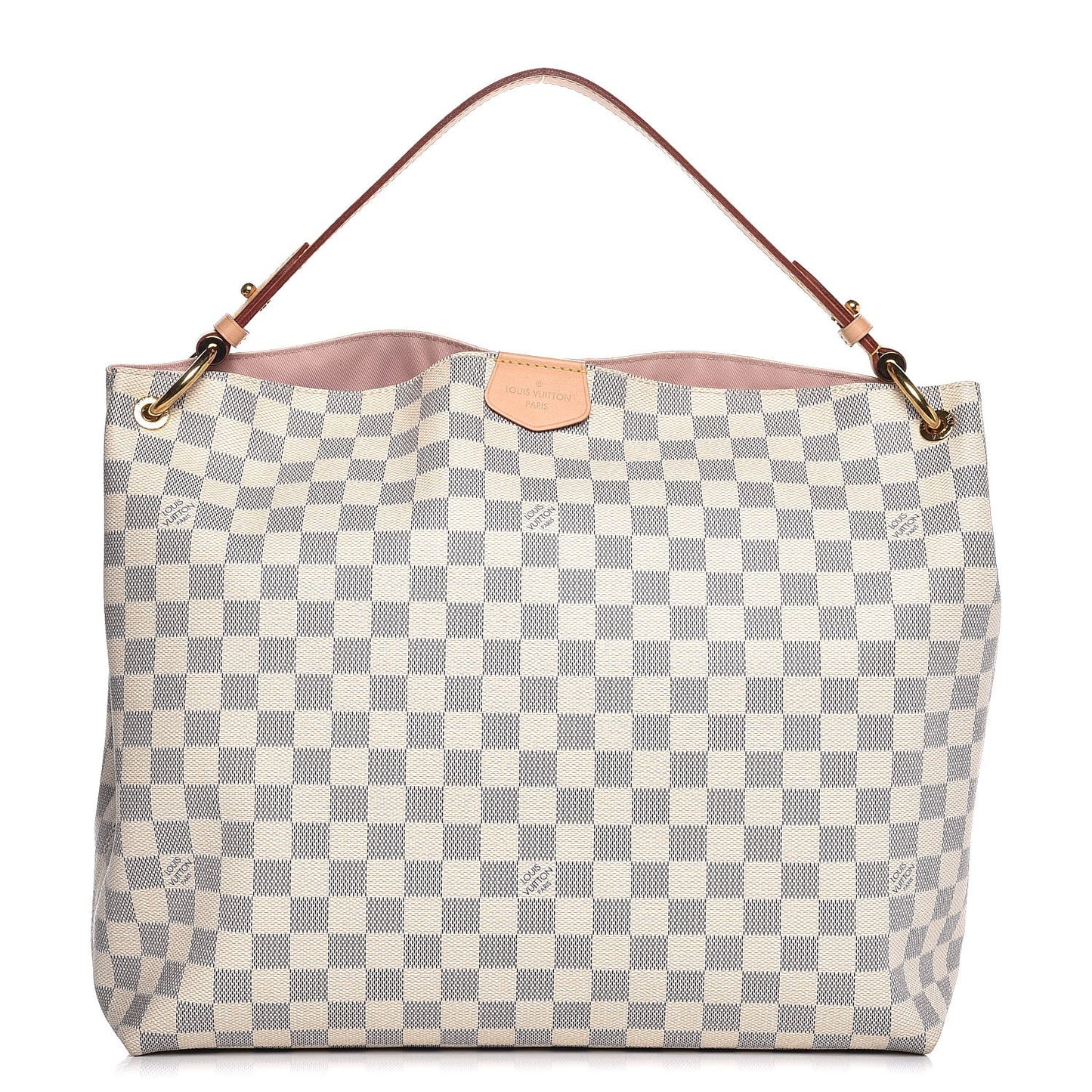 Damier Azur Graceful MM Rose Ballerine