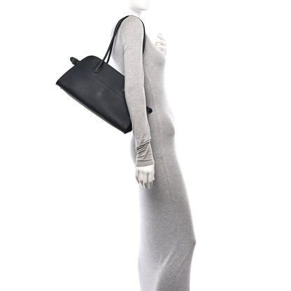 The Row Matte Grained Calfskin Margaux Shoulder 12 Black 2 of 9