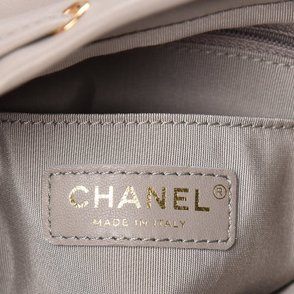Chanel Calfskin Quilted Mini Urban Spirit Backpack Grey 6 of 10