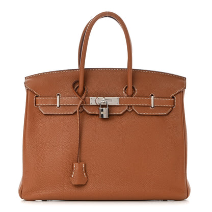 Hermes Togo Birkin 35 Gold 1 of 14