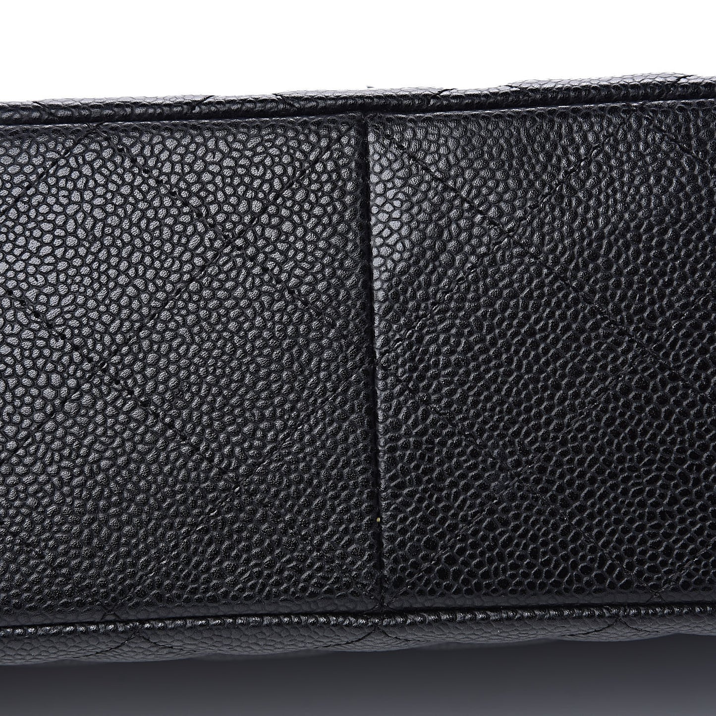 Caviar Quilted Jumbo Single Flap Black
