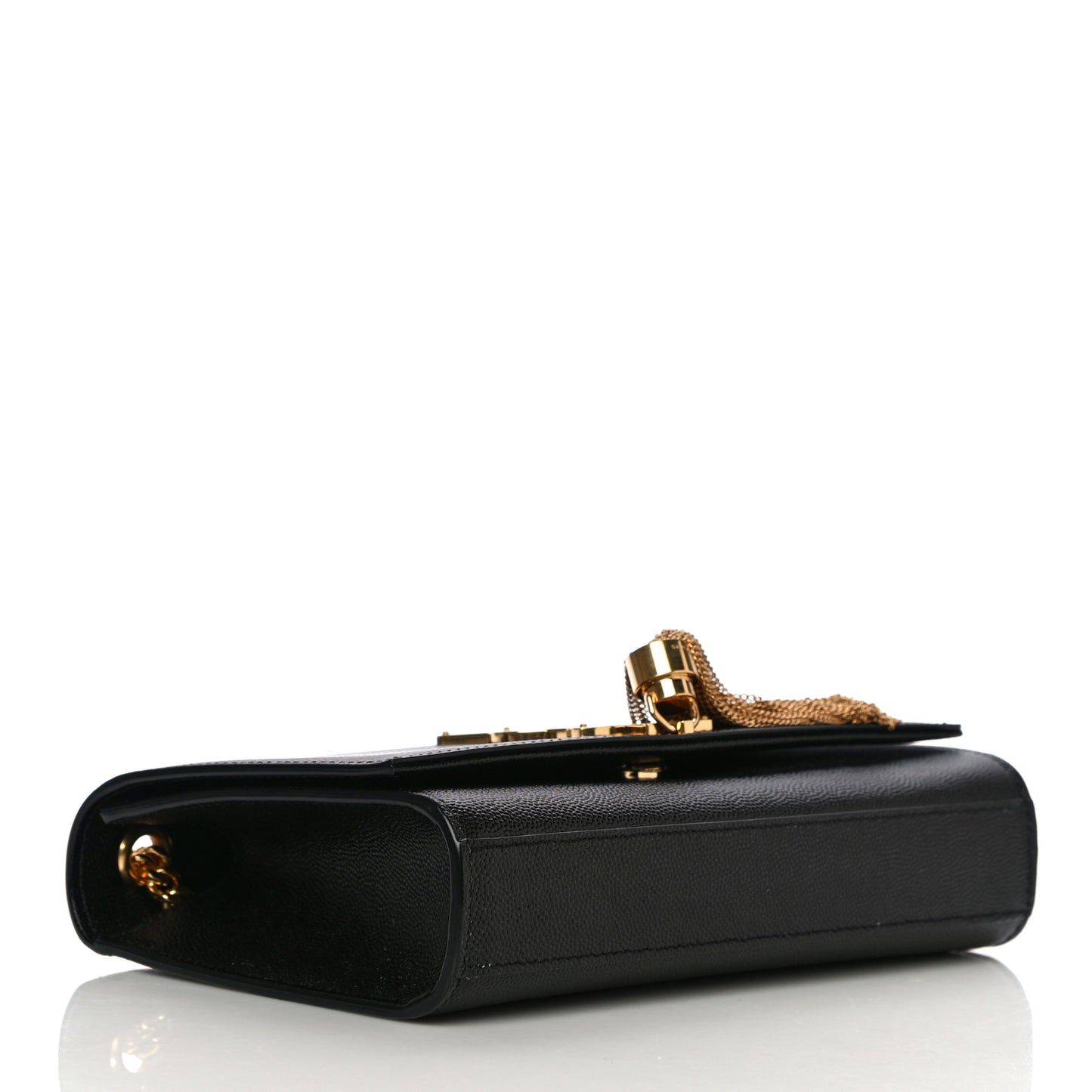 Grain De Poudre Small Classic Monogram Kate Tassel Satchel Black