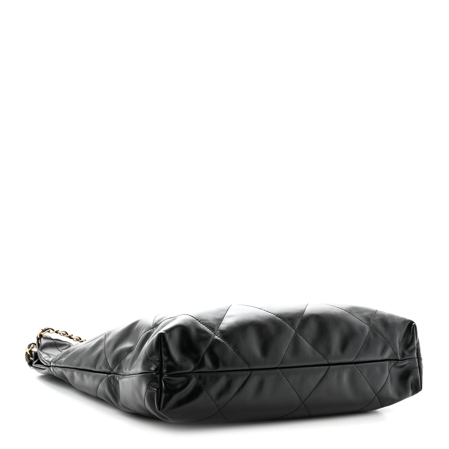 Chanel Shiny Calfskin Quilted Chanel 22 Black 5 of 12