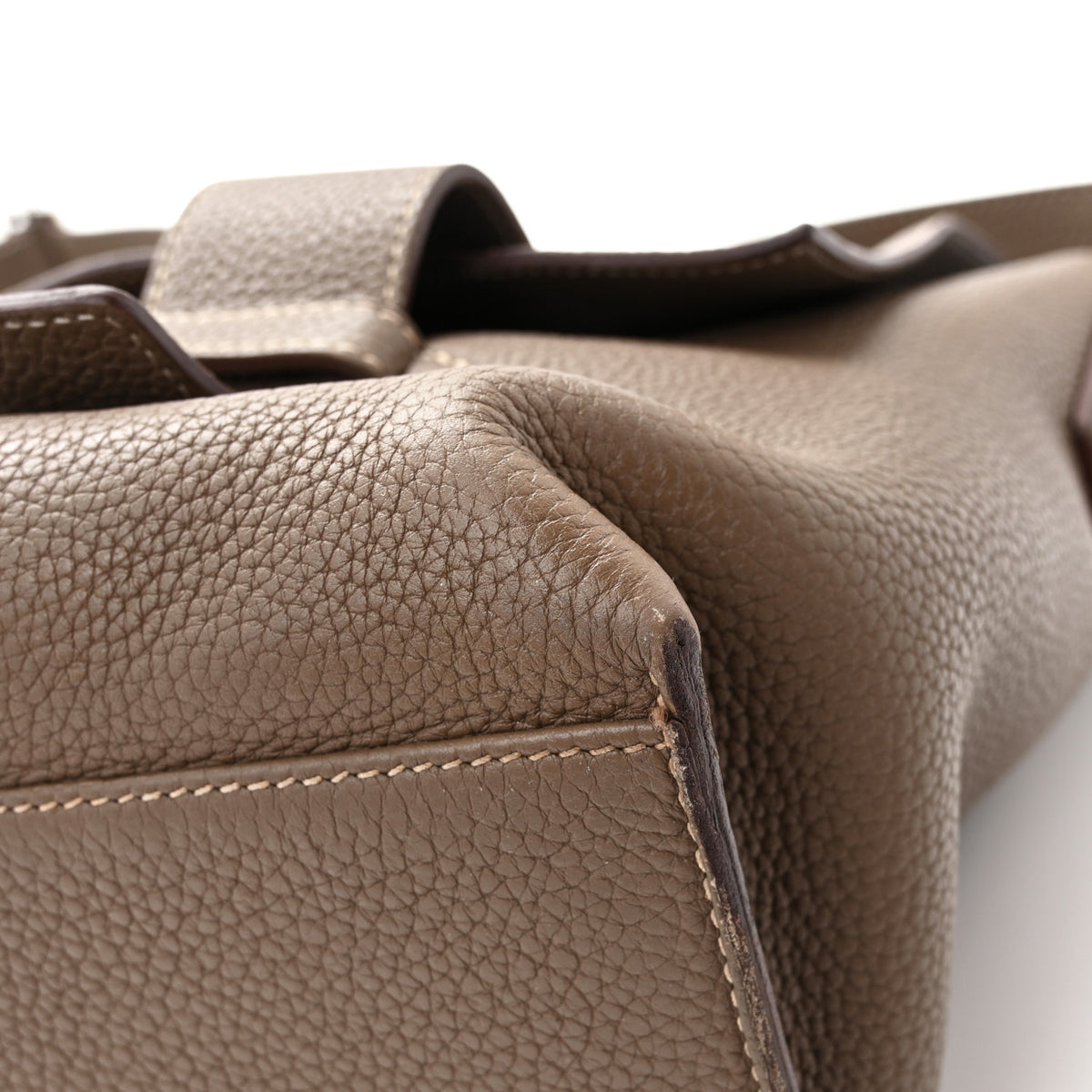 Hermes Taurillon Clemence Alfred 35 Etoupe 10 of 12