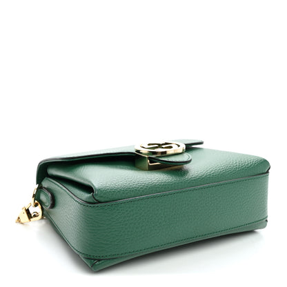 Gucci Dollar Calfskin Interlocking G Crossbody Bag Emerald 3 of 9