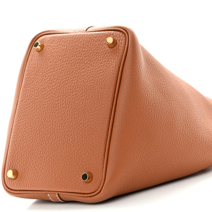 Hermes Taurillon Clemence Picotin Lock 18 PM Gold 10 of 11