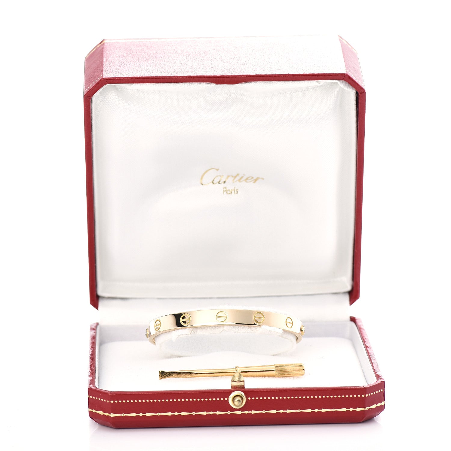 Cartier 18K Yellow Gold LOVE Bracelet 17 6 of 6