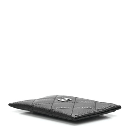 Chanel Caviar Quilted Card Holder Black 10 of 13