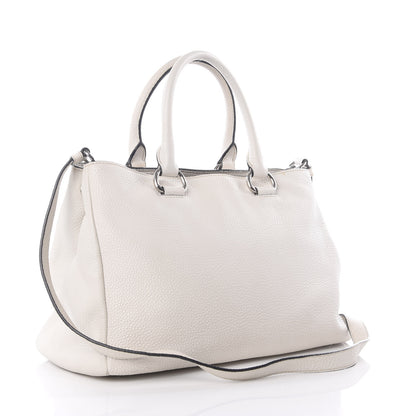 Prada Vitello Daino Top Handle Tote Bianco 2 of 12