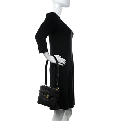 Chanel Alligator Small Single Flap Black 2 of 12