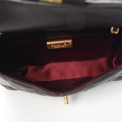 Chanel Plexiglass Lambskin Framed Flap Bag Clutch Black 6 of 11