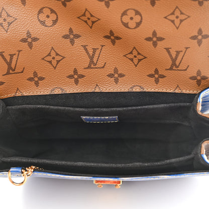 Louis Vuitton Epi Reverse Monogram Pochette Metis Denim Light 5 of 9