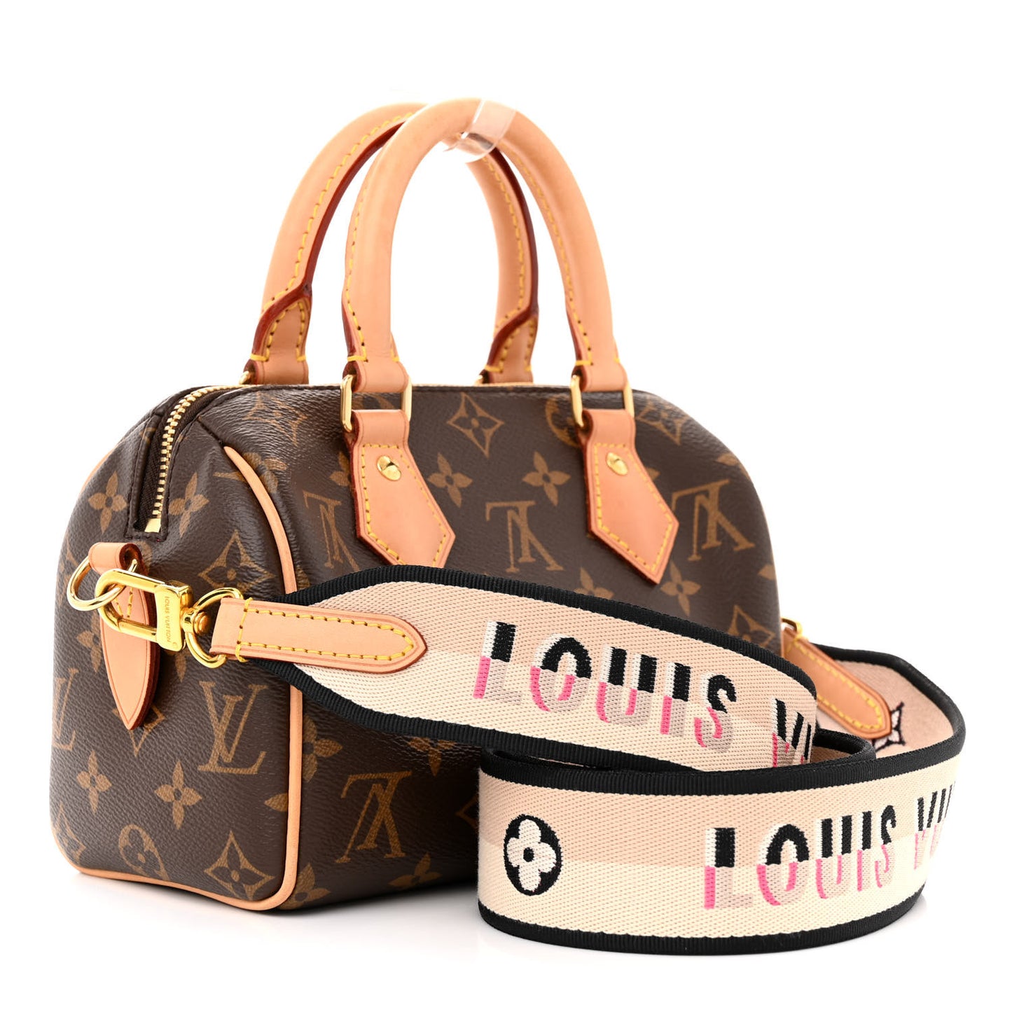 Monogram Speedy Bandouliere 20 Black