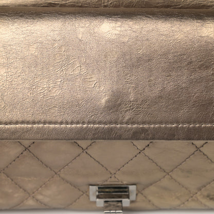 Chanel Metallic Aged Calfskin Quilted 2.55 Reissue 227 Flap Gold 14 of 14