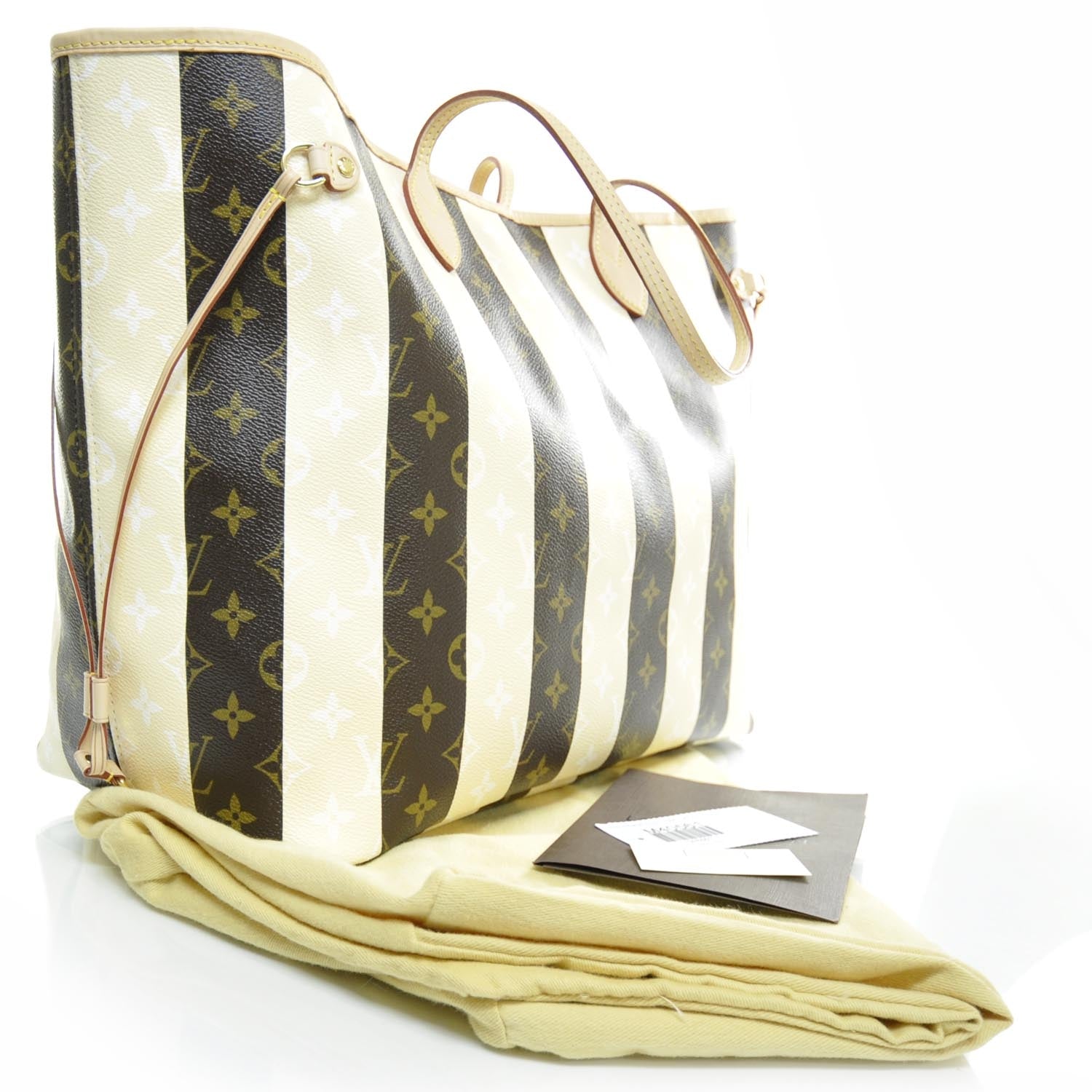Louis Vuitton Monogram Rayures Neverfull GM 2 of 7