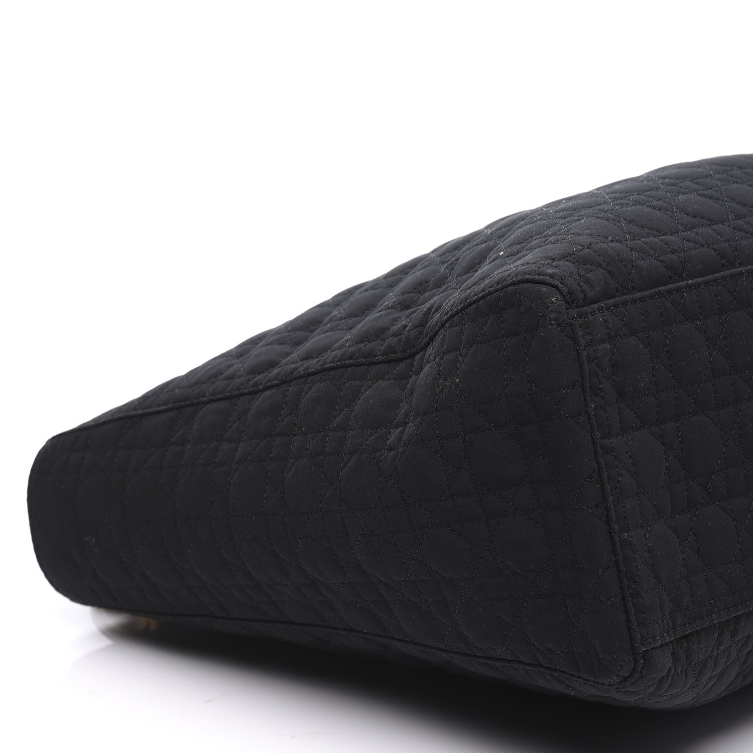 Christian Dior Nylon Cannage Large Lady Dior Black 7 of 11
