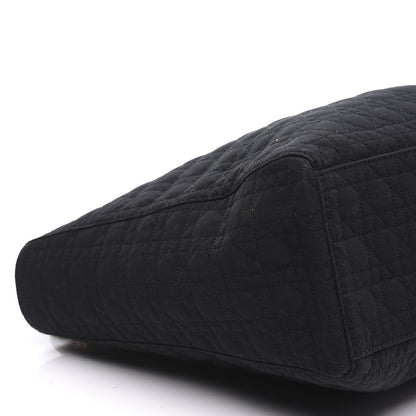 Christian Dior Nylon Cannage Large Lady Dior Black 7 of 11