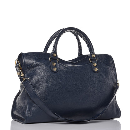 Balenciaga Agneau Giant 12 Gold Hardware City Bleu Obscur 3 of 11