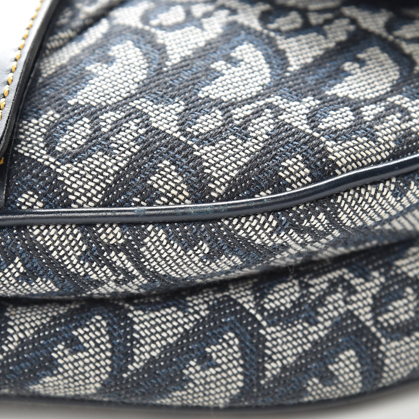 Monogram Saddle Bag Blue
