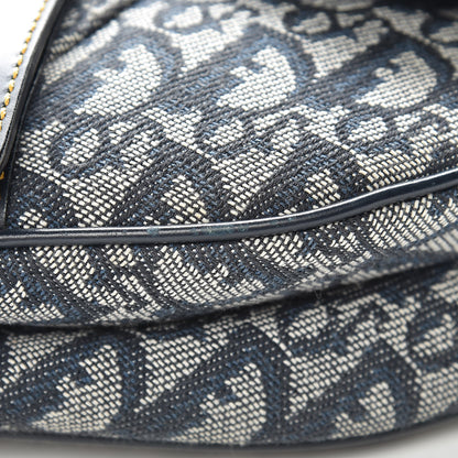 Christian Dior Monogram Saddle Bag Blue 9 of 9