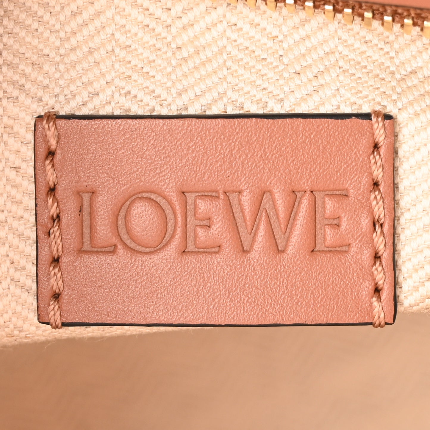 Calfskin Raffia Paulas Ibiza Pochette Bag Natural Tan