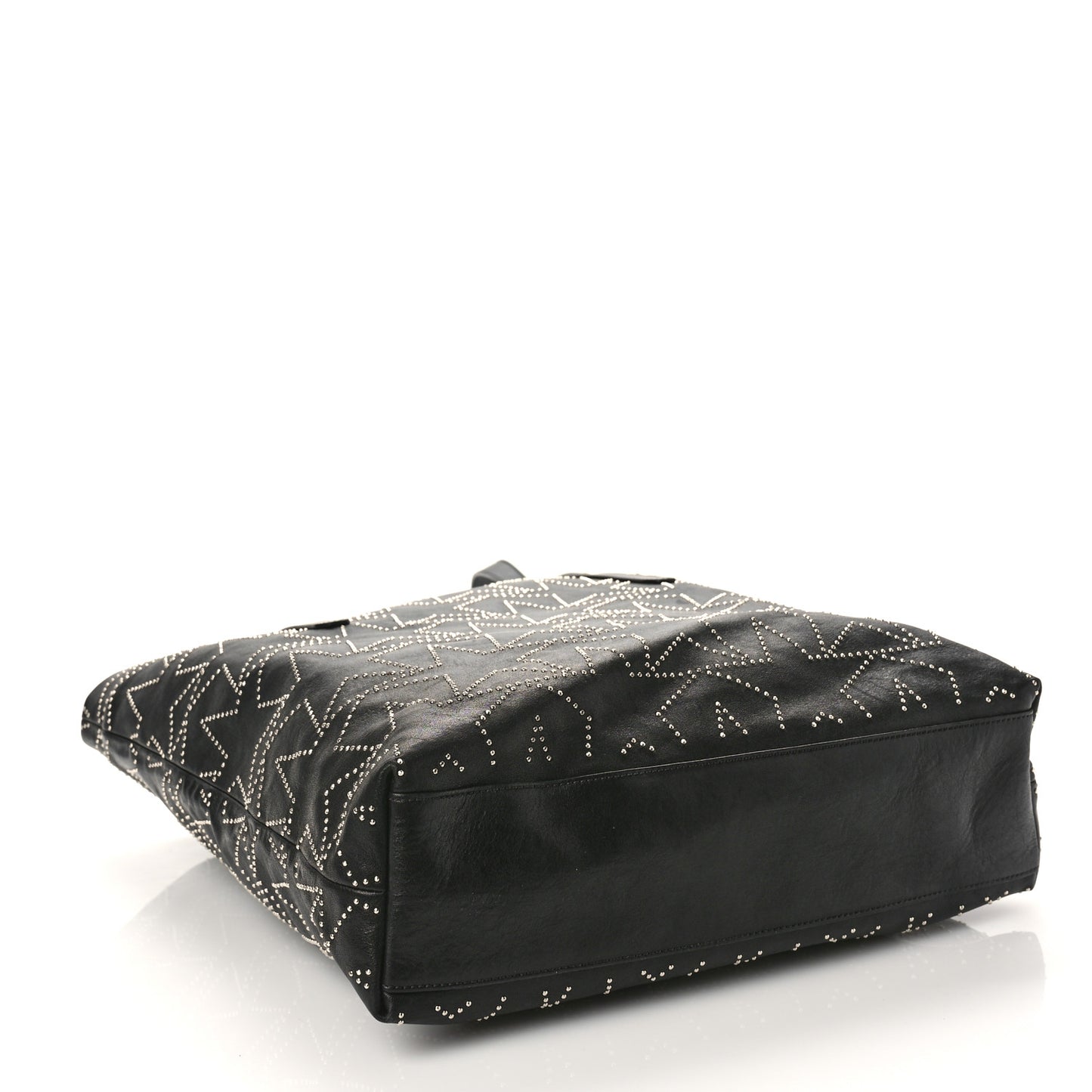 Calfskin Star Studded Sofia Tote Black
