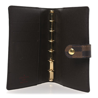Louis Vuitton Damier Ebene Small Ring Agenda Cover 5 of 7