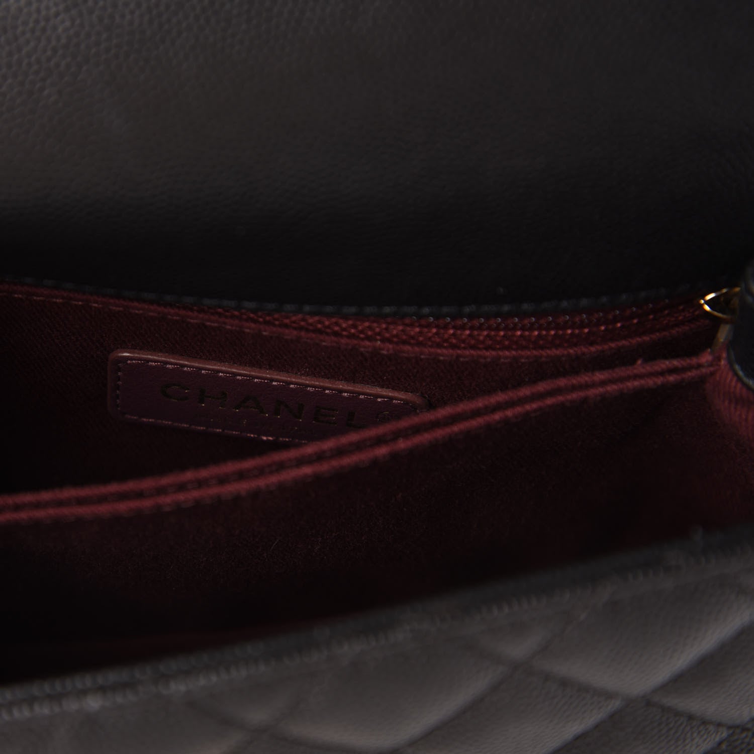 Chanel Caviar Quilted Mini Coco Handle Flap Black 8 of 10