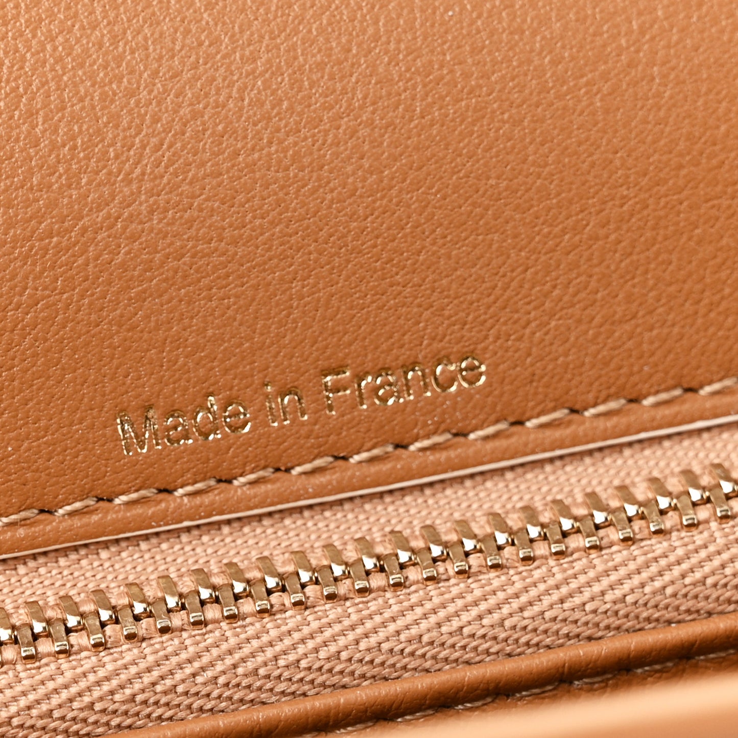Calfskin MM Tempete Satchel Camel