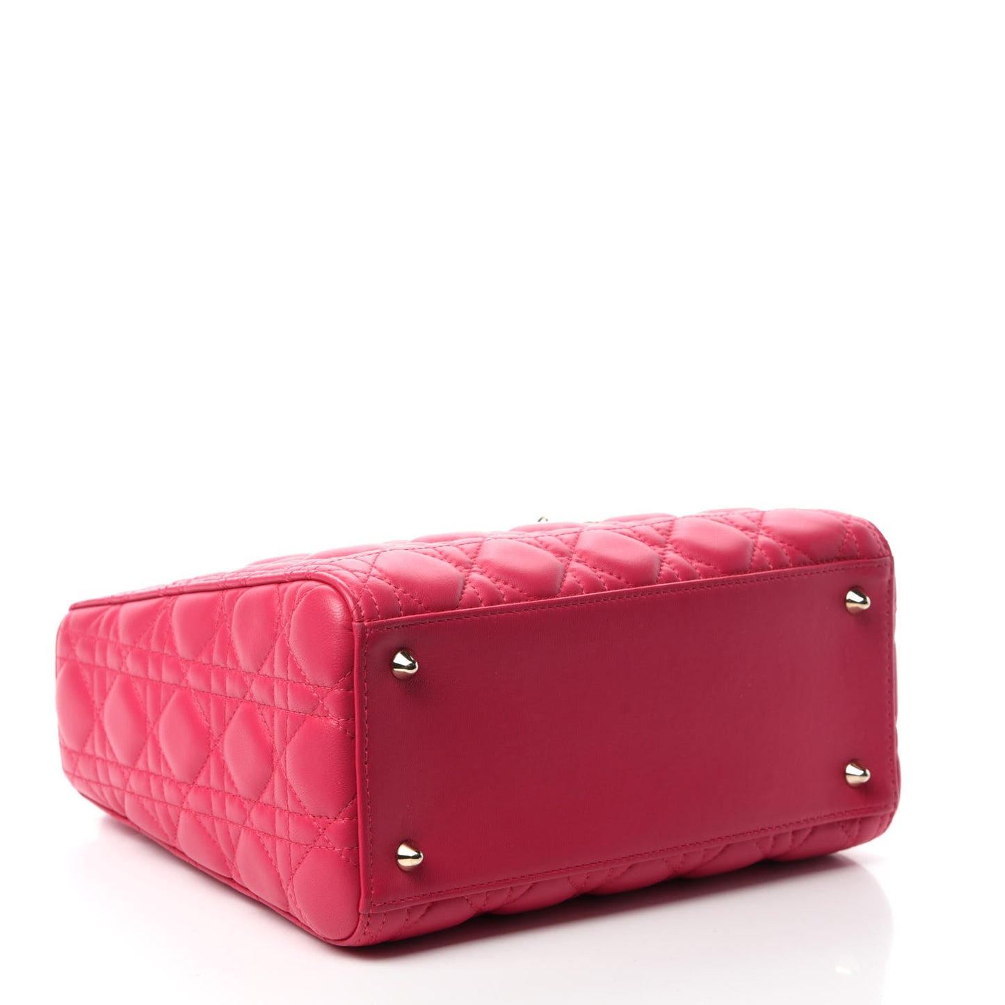 Lambskin Cannage Medium Lady Dior Pink