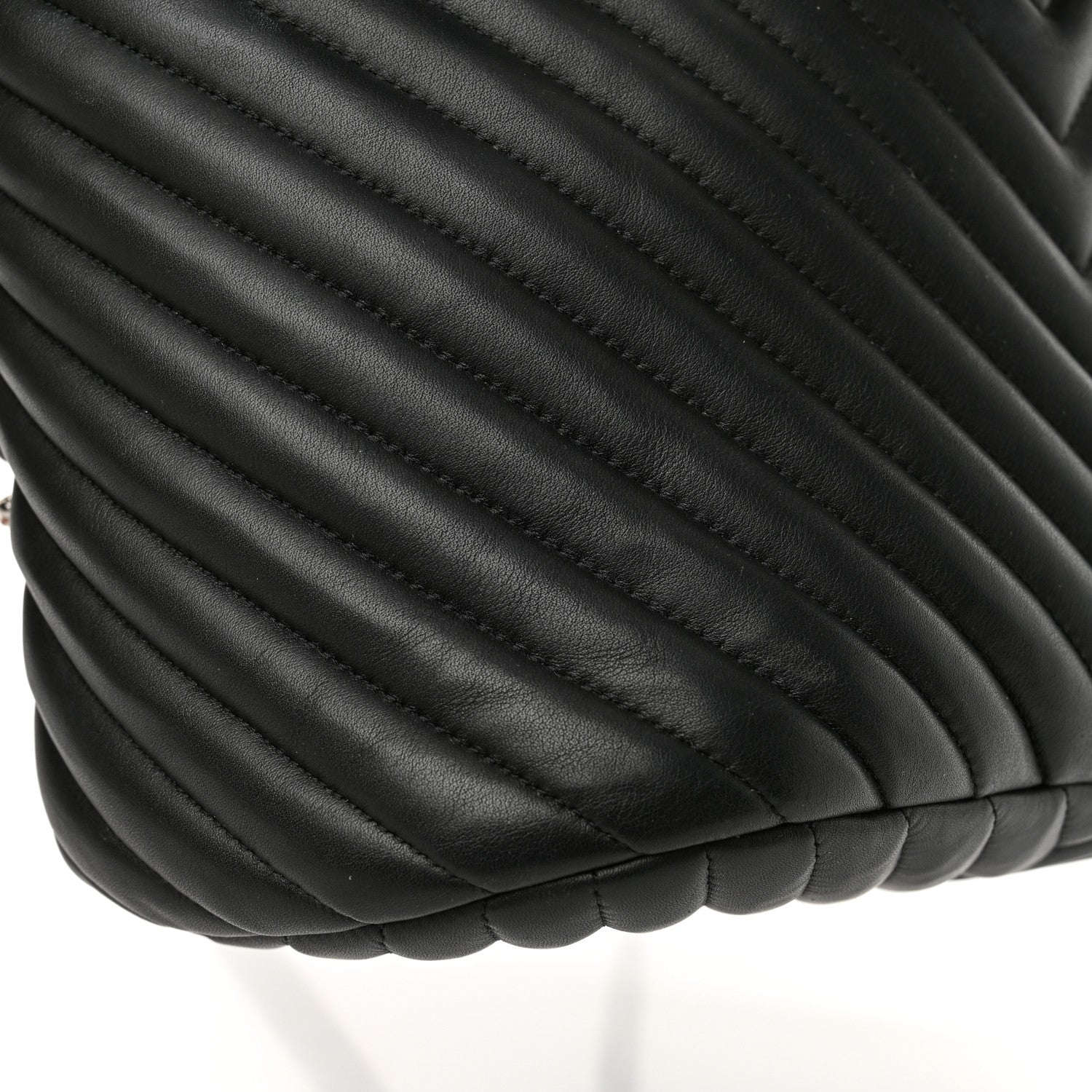 Chanel Calfskin Chevron Quilted Large Urban Spirit Backpack Black 13 of 13