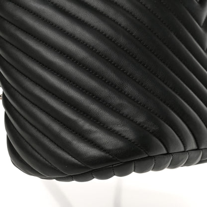 Chanel Calfskin Chevron Quilted Large Urban Spirit Backpack Black 13 of 13