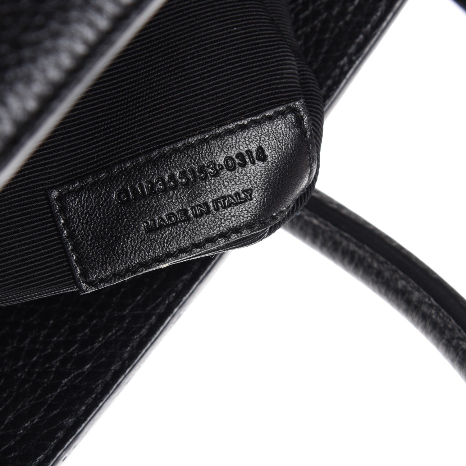 Saint Laurent Grained Calfskin Small Sac De Jour Black 8 of 8