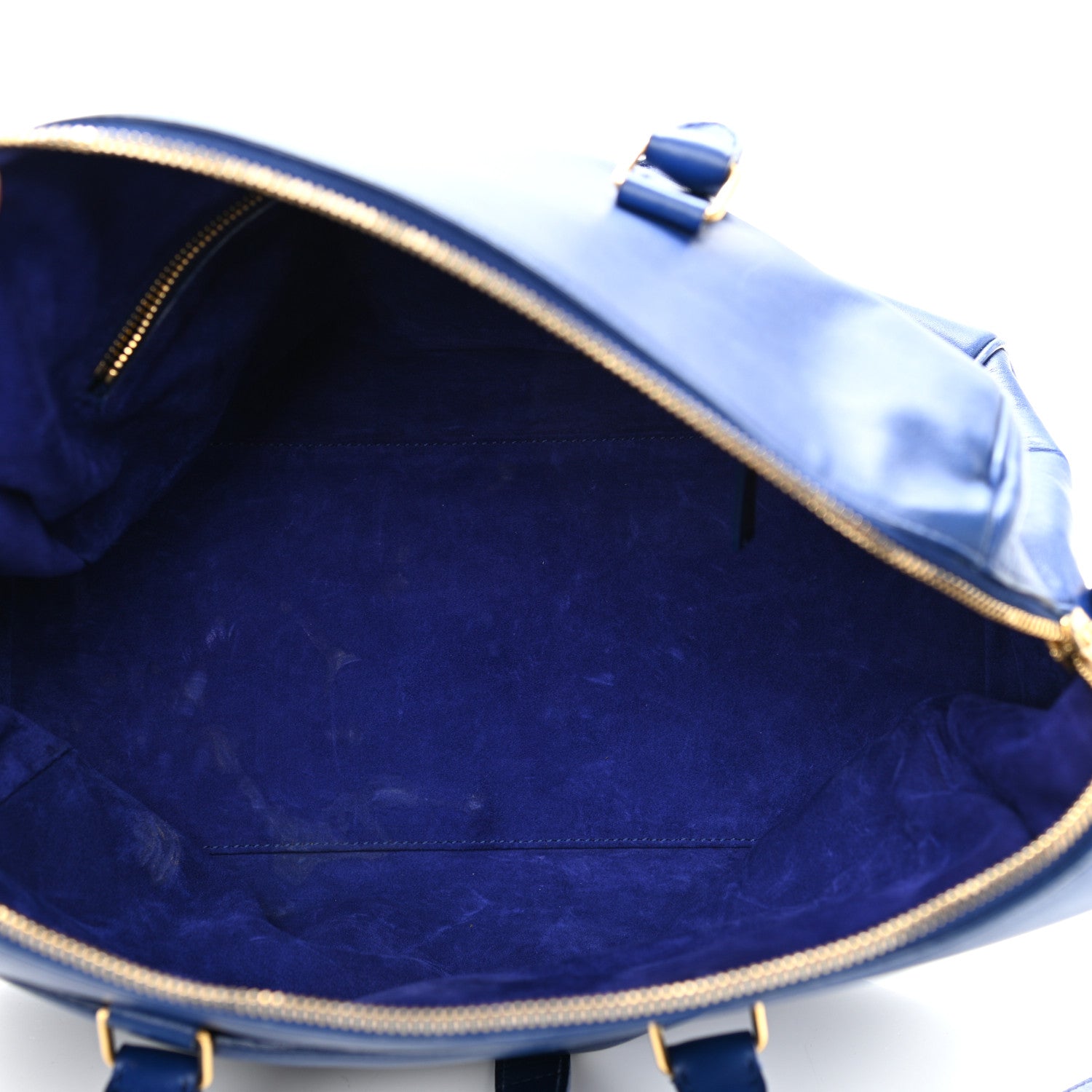 Saint Laurent Calfskin Classic Duffle 6 Blue 5 of 16