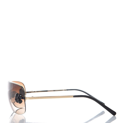 Chanel Frameless Camellia Sunglasses 4135 Brown 4 of 8