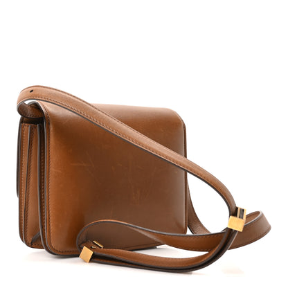 Celine Smooth Calfskin Small Classic Box Flap Bag Camel 3 of 11
