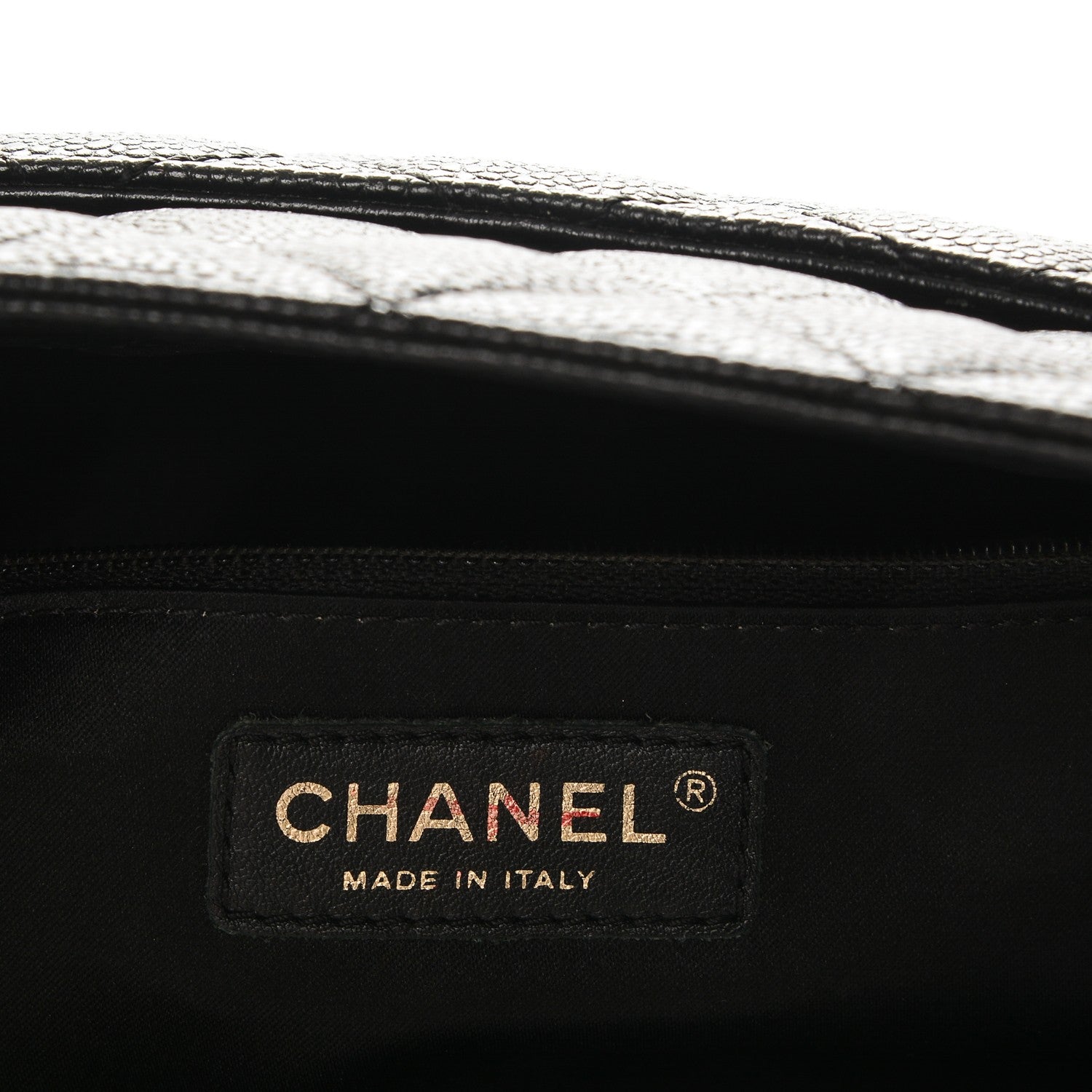 Chanel Caviar Quilted XL Grand Shopping Tote GST Black 6 of 6