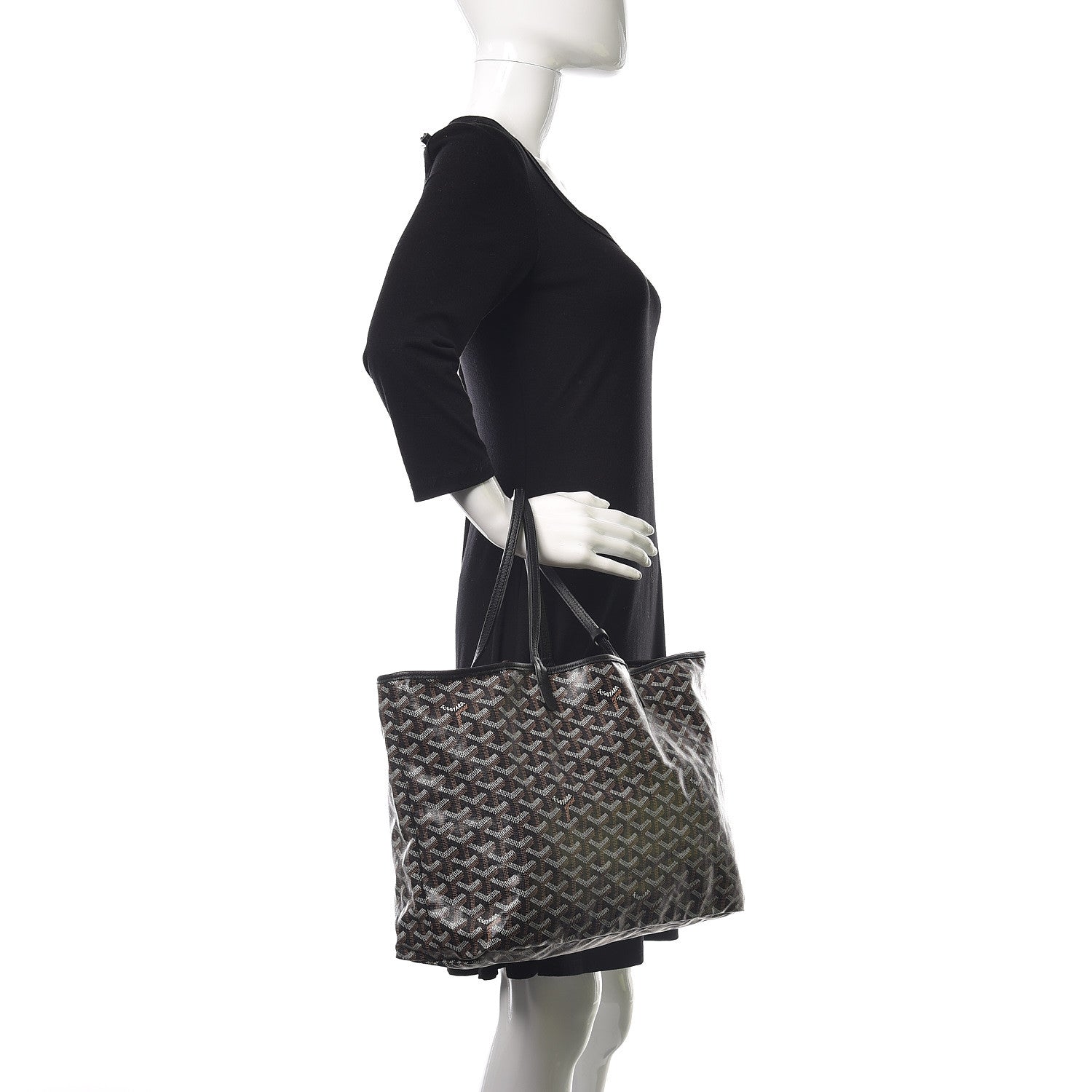 Goyard Goyardine Saint Louis PM Black 2 of 10