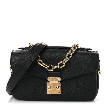 Louis Vuitton Empreinte Pochette Metis East West Black 1 of 15